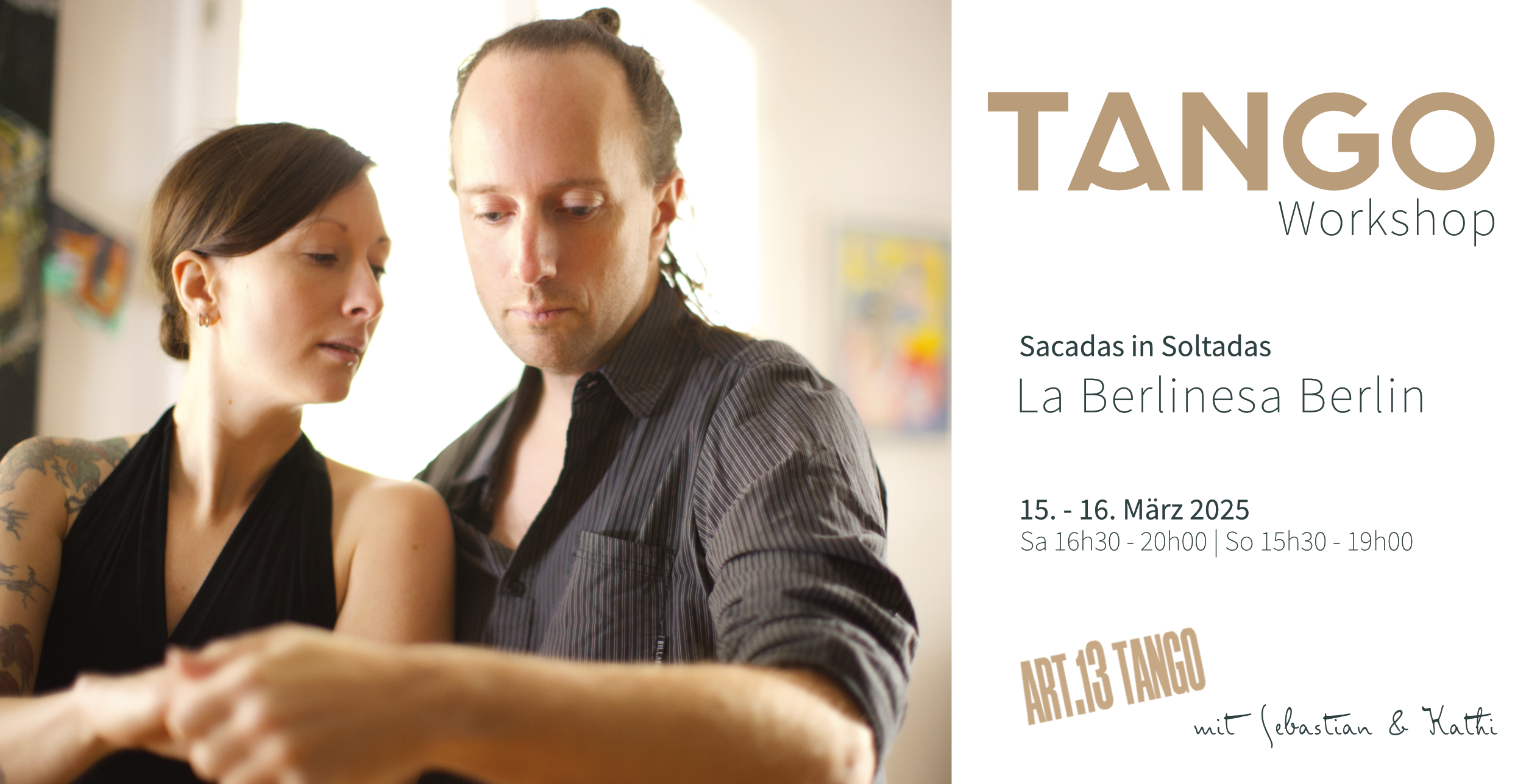 Tango Workshop Berlin | Sacadas in Soltadas